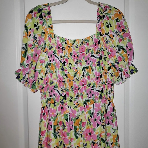 Fashion Floral Dress, L, Maxi - Picture 4 of 6